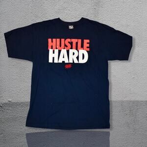 Hustle Hard Black Shirt by RockSmith in Large